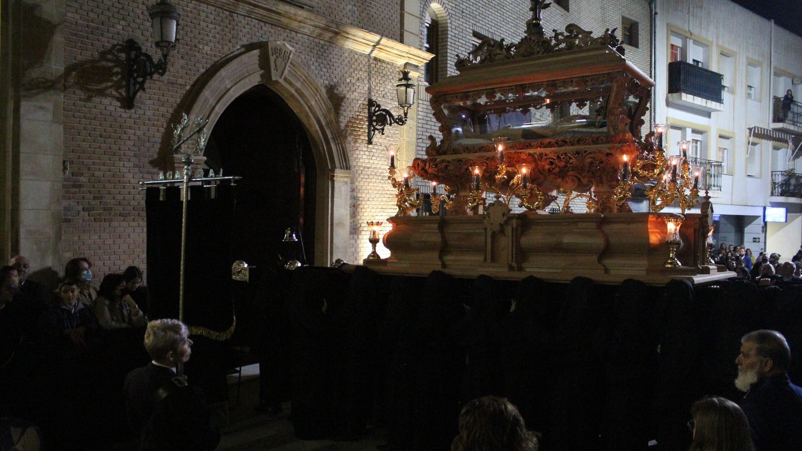 El Santo Sepulcro en la ermita de la Virgen de las Angustias.