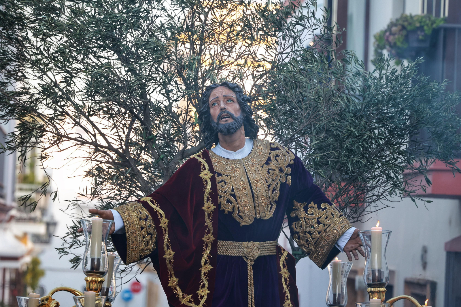 Las imágenes del vía crucis del Huerto en San Fernando