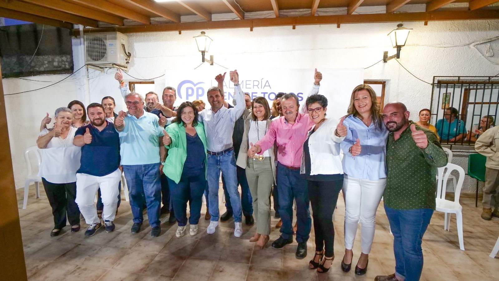 Candidatos del PP en Los Gallardos.