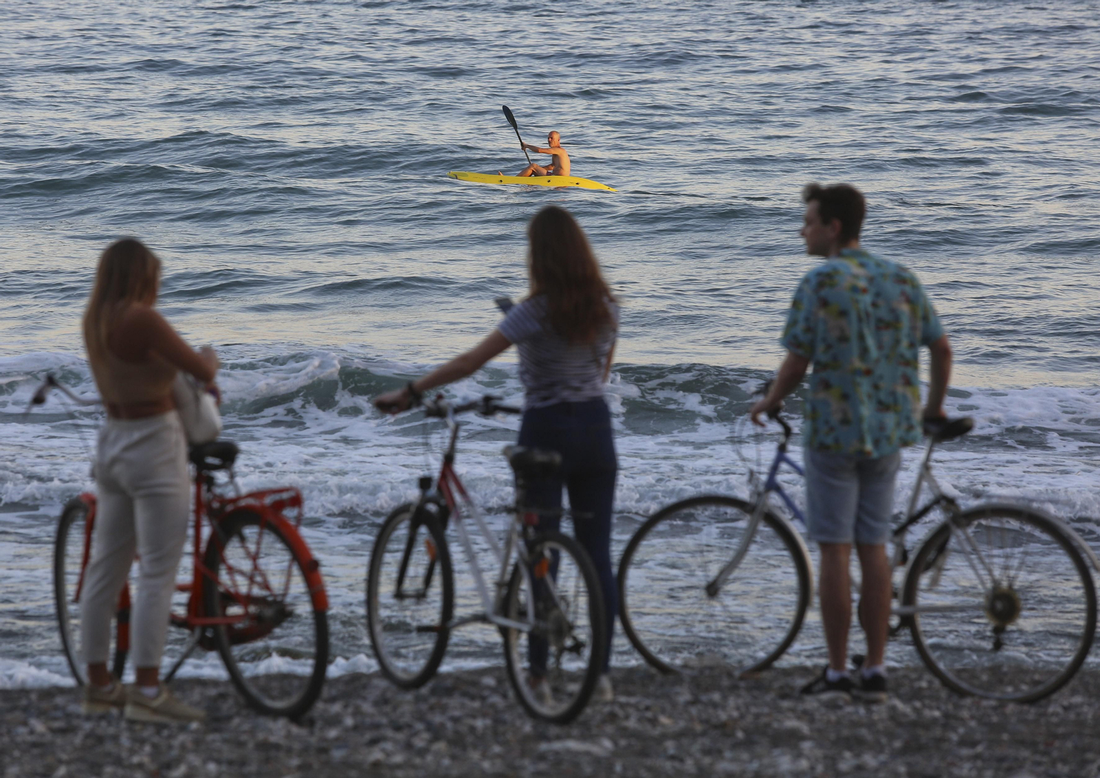 Las fotos de las concentraciones en el paseo marítimo de Málaga