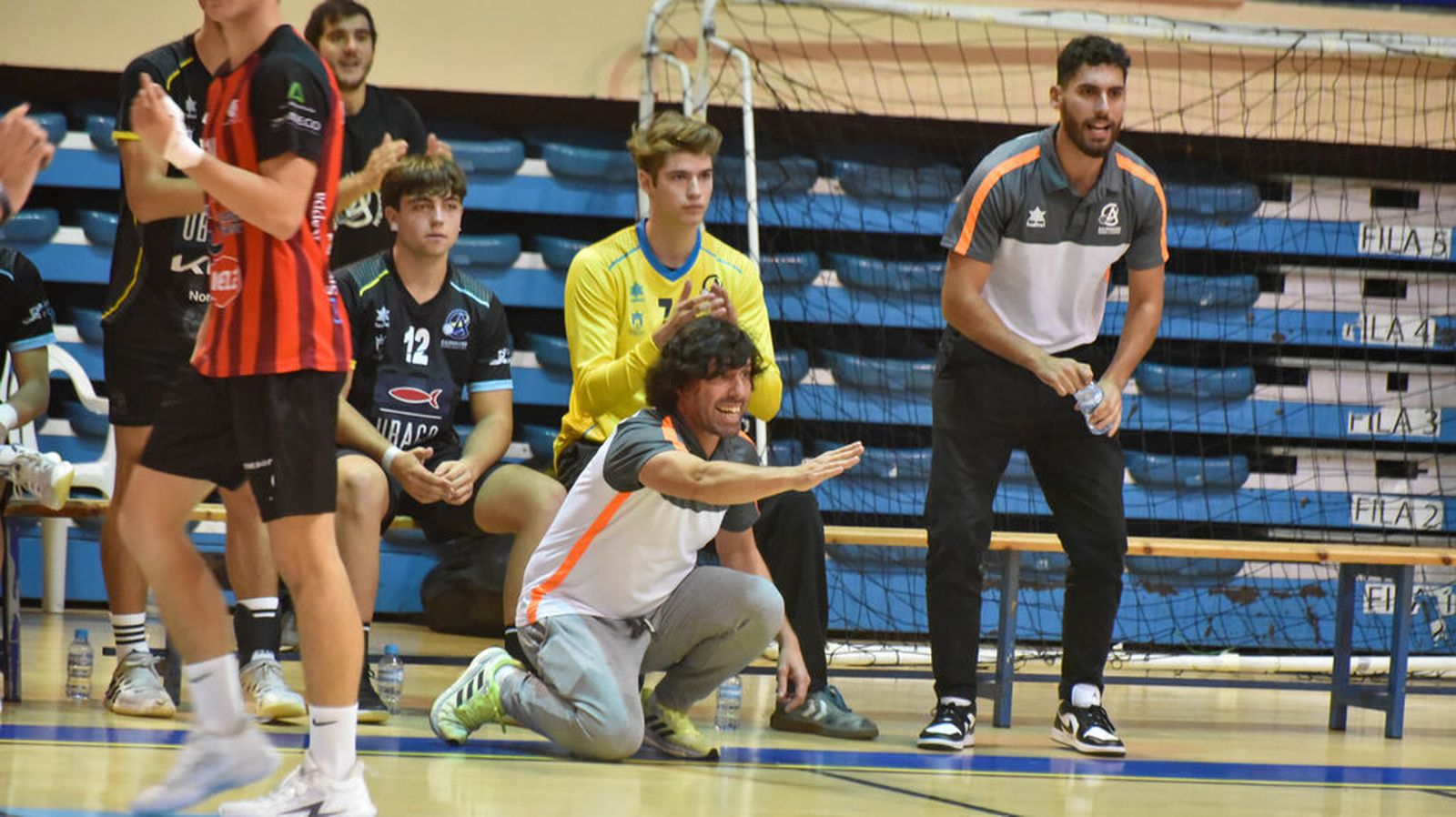 Iñaki Pérez, durante el último partido del Ciudad de Algeciras.