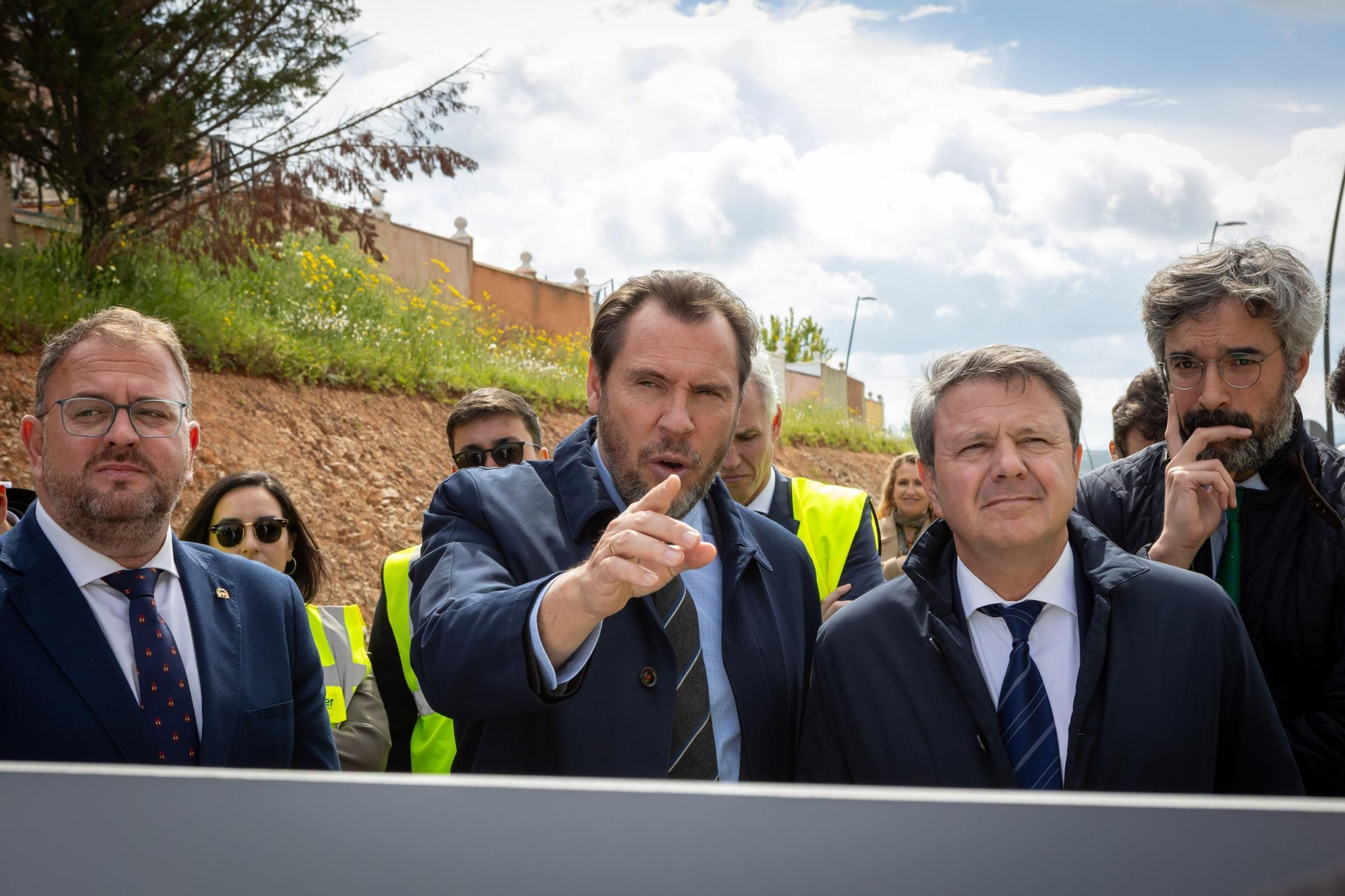 Óscar Puente, en una visita este lunes a Mérida.