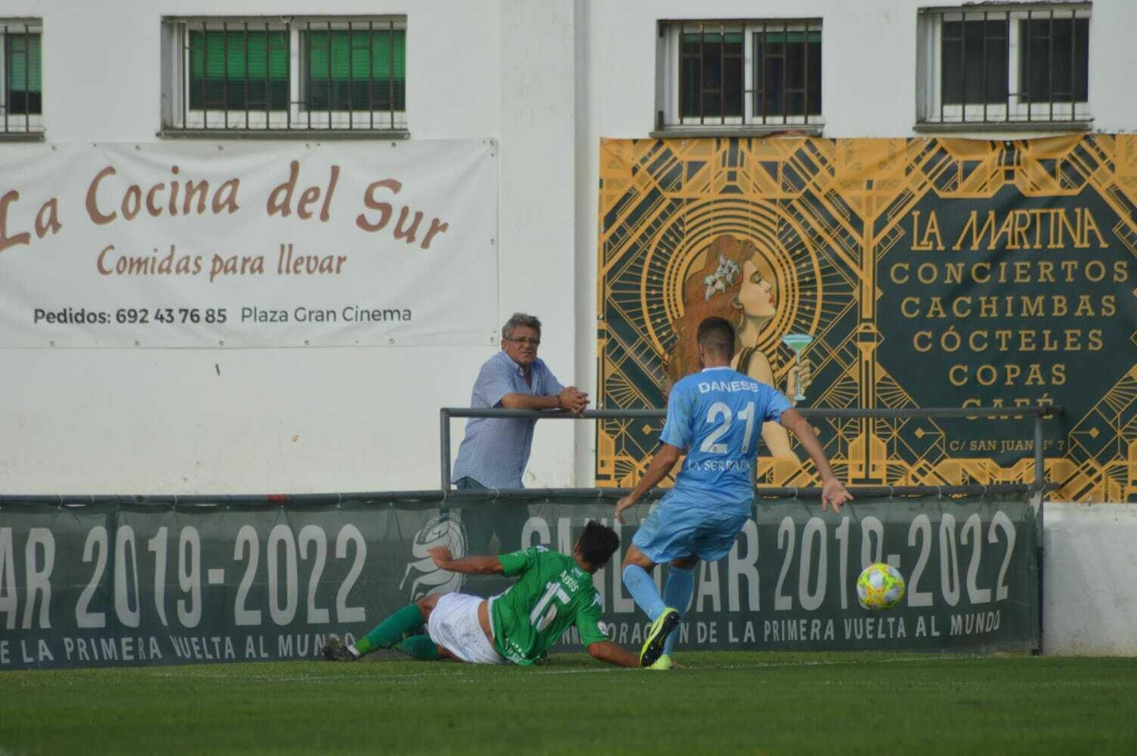 Antonio Jesús tuvo una buena ocasión para empatar el partido.