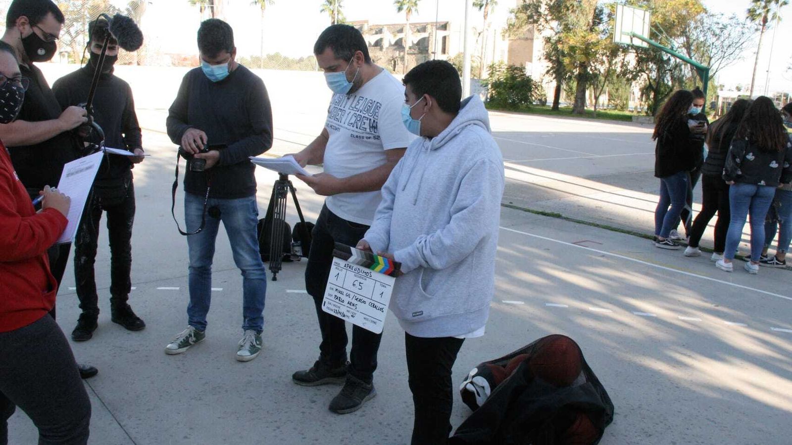 Los autores Mikel Gil y Sergio Ceballos se han encargado del rodaje.