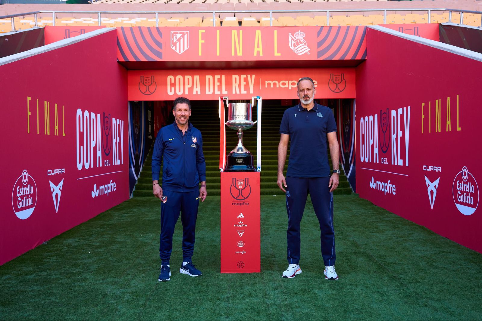 Las fotos de la previa de la final de la Copa del Rey