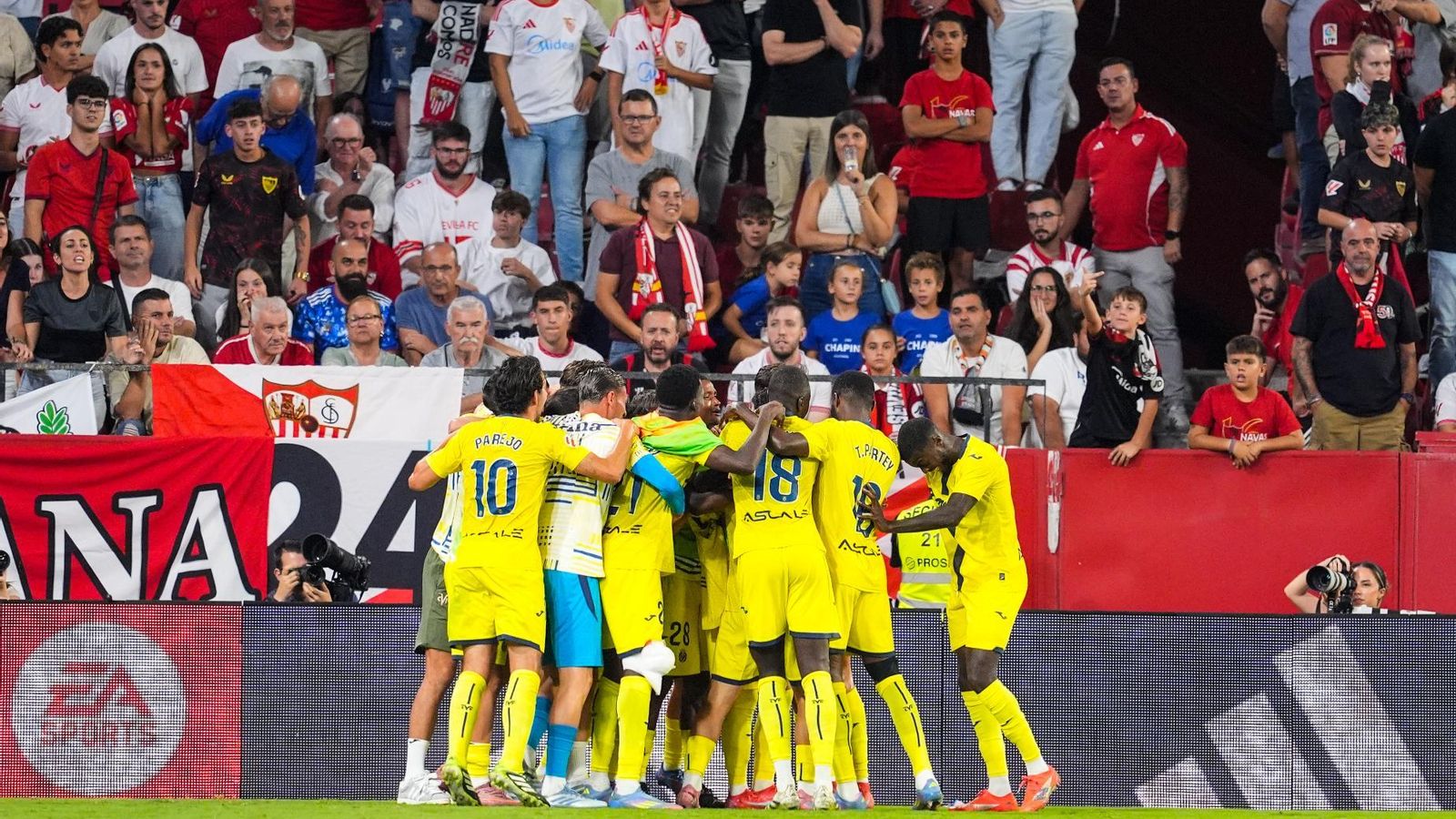 Las fotos del Sevilla-Villarreal