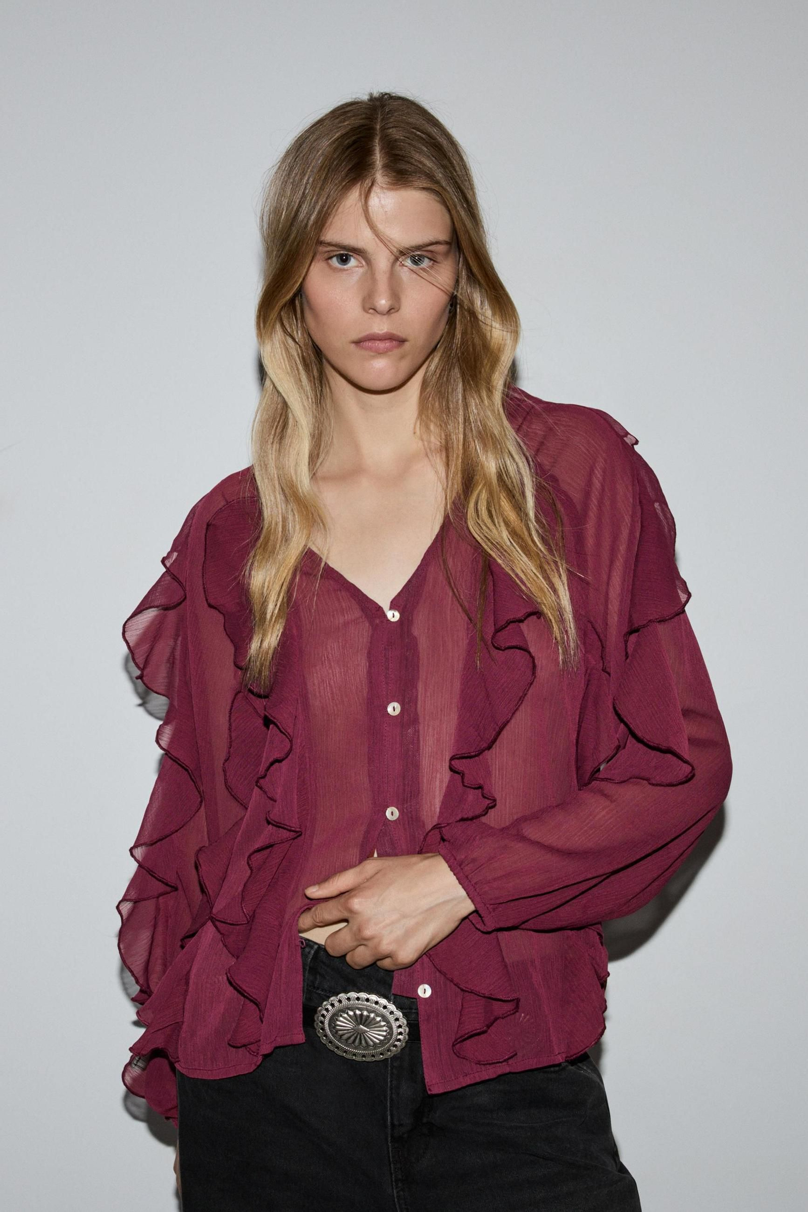 Blusa boho de Lefties.