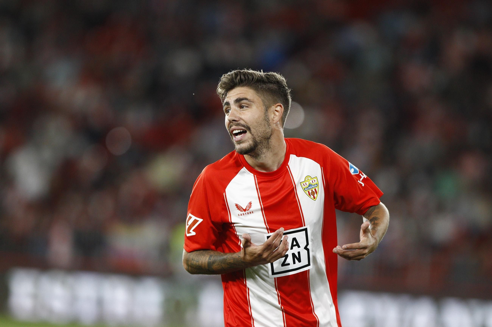 El partido U.D. Almería-Deportivo de La Coruña, en imágenes