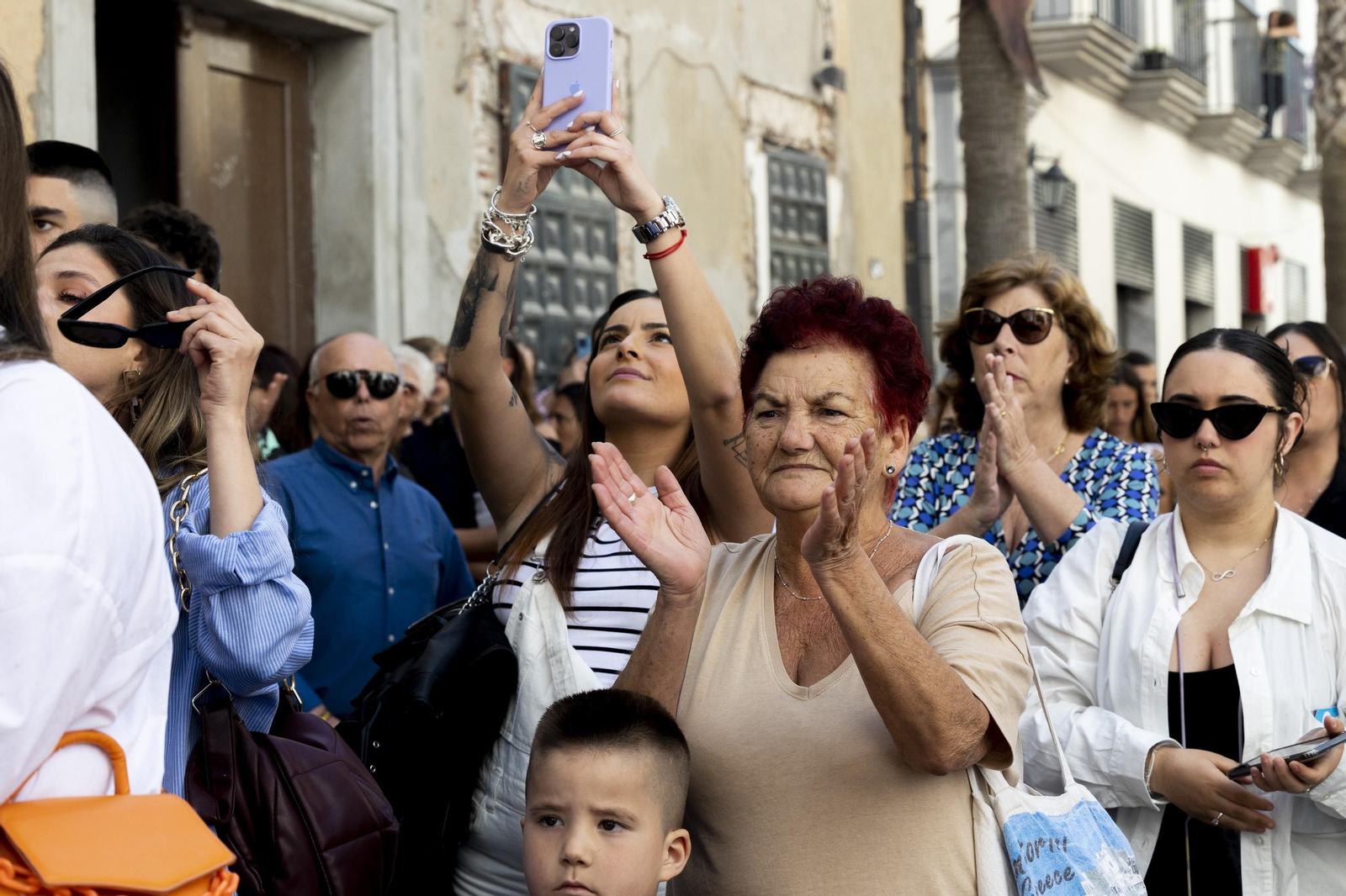Las imágenes de la salida de la cofradía de La Palma en la Semana Santa 2023