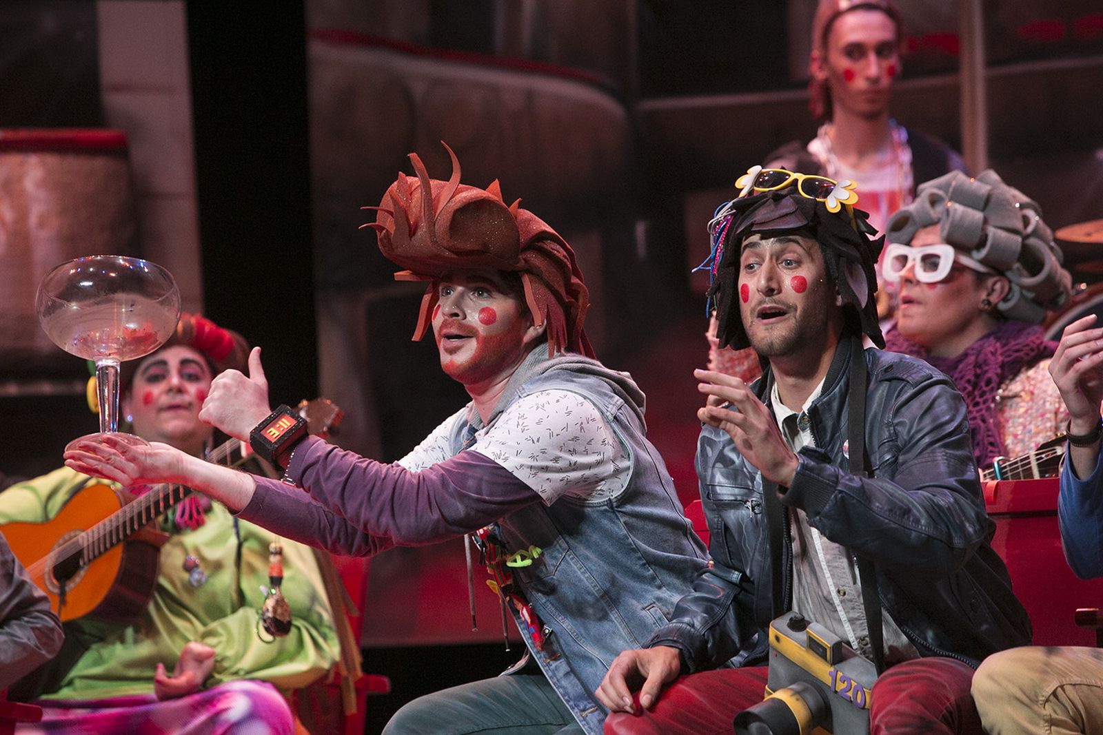 Las imágenes de la octava preliminar del Carnaval Colombino