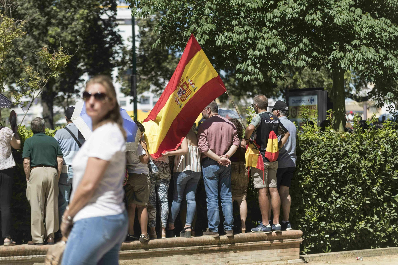 Las imágenes del desfile del Día de las Fuerzas Armadas en Sevilla