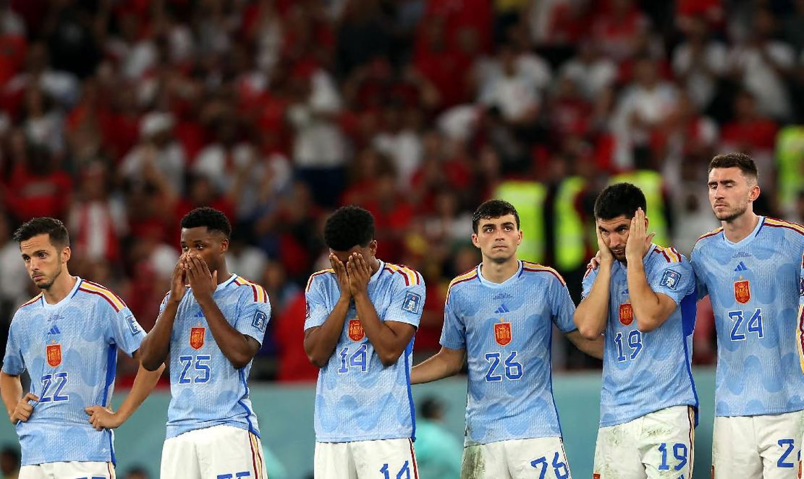 España sufre en la tanda de penaltis.