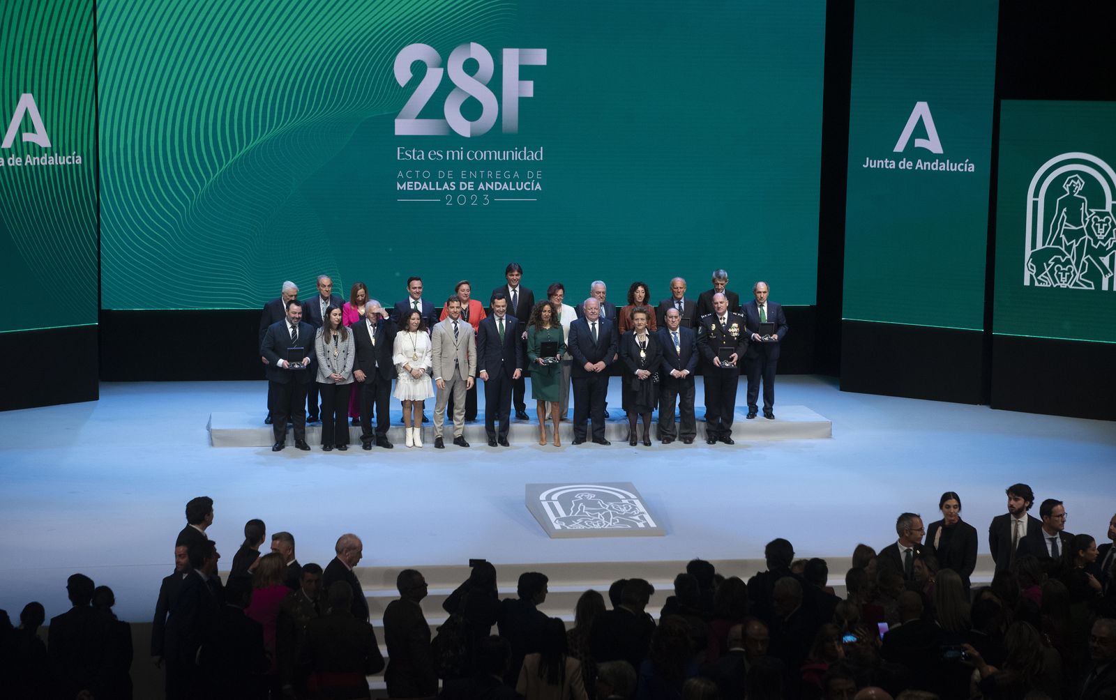 Invitados a la entrega de las Medallas de Andalucía 2023