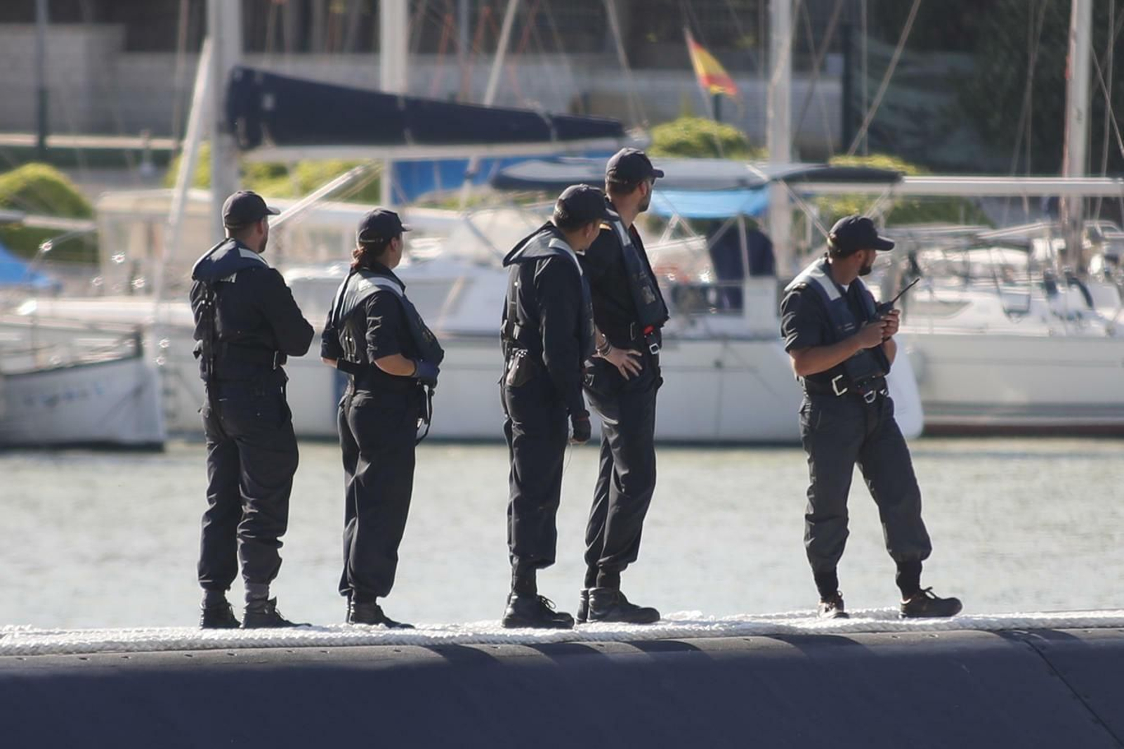 Las mejores fotos de la llegada del submarino 'Tramontana' a Sevilla