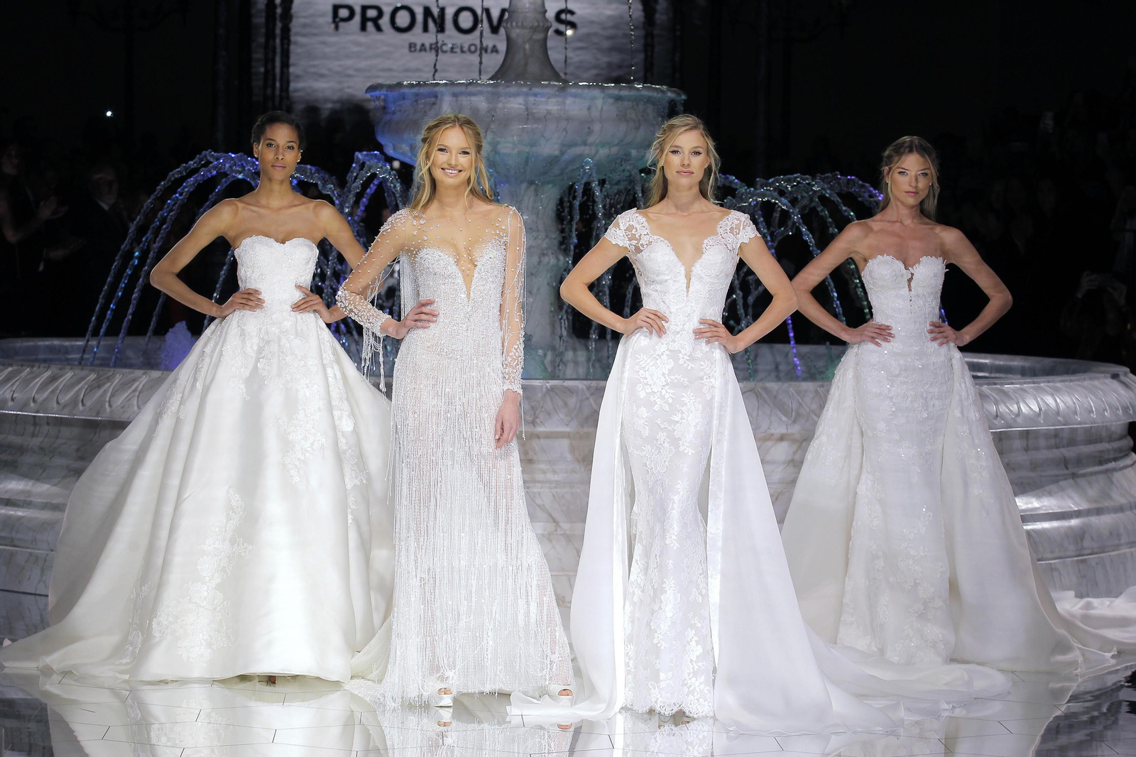 Las modelos estelares del pasado desfile de Pronovias.