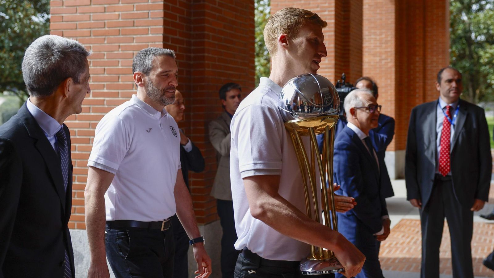 La recepción del Rey Felipe VI al Unicaja, en fotos