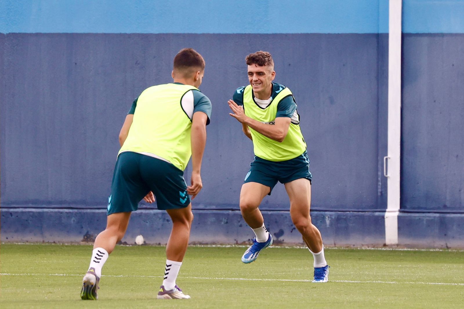Rafita, del filial, novedad en el entrenamiento ante la baja de Carlos Puga