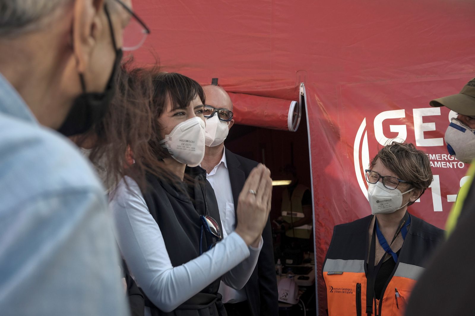Las mediciones de la erupción volcánica en La Palma, en imágenes