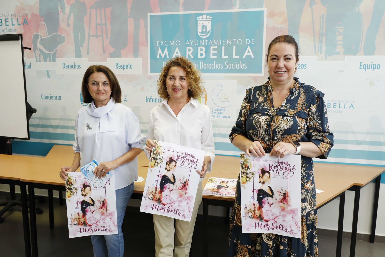 El acto de presentación de las medidas inclusivas para la Feria de San Bernabé.