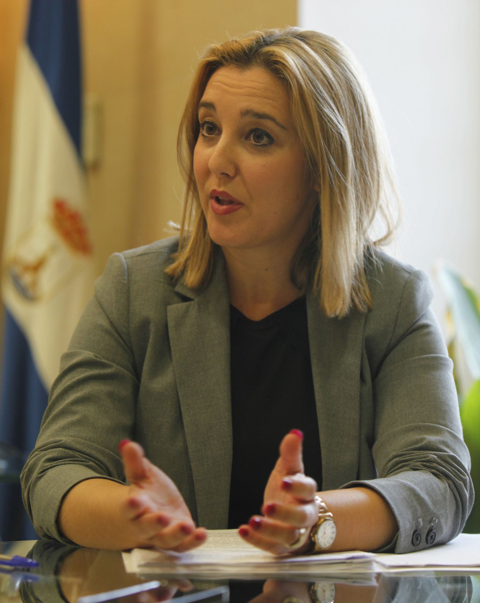 La alcaldesa, Ana Isabel Jiménez.