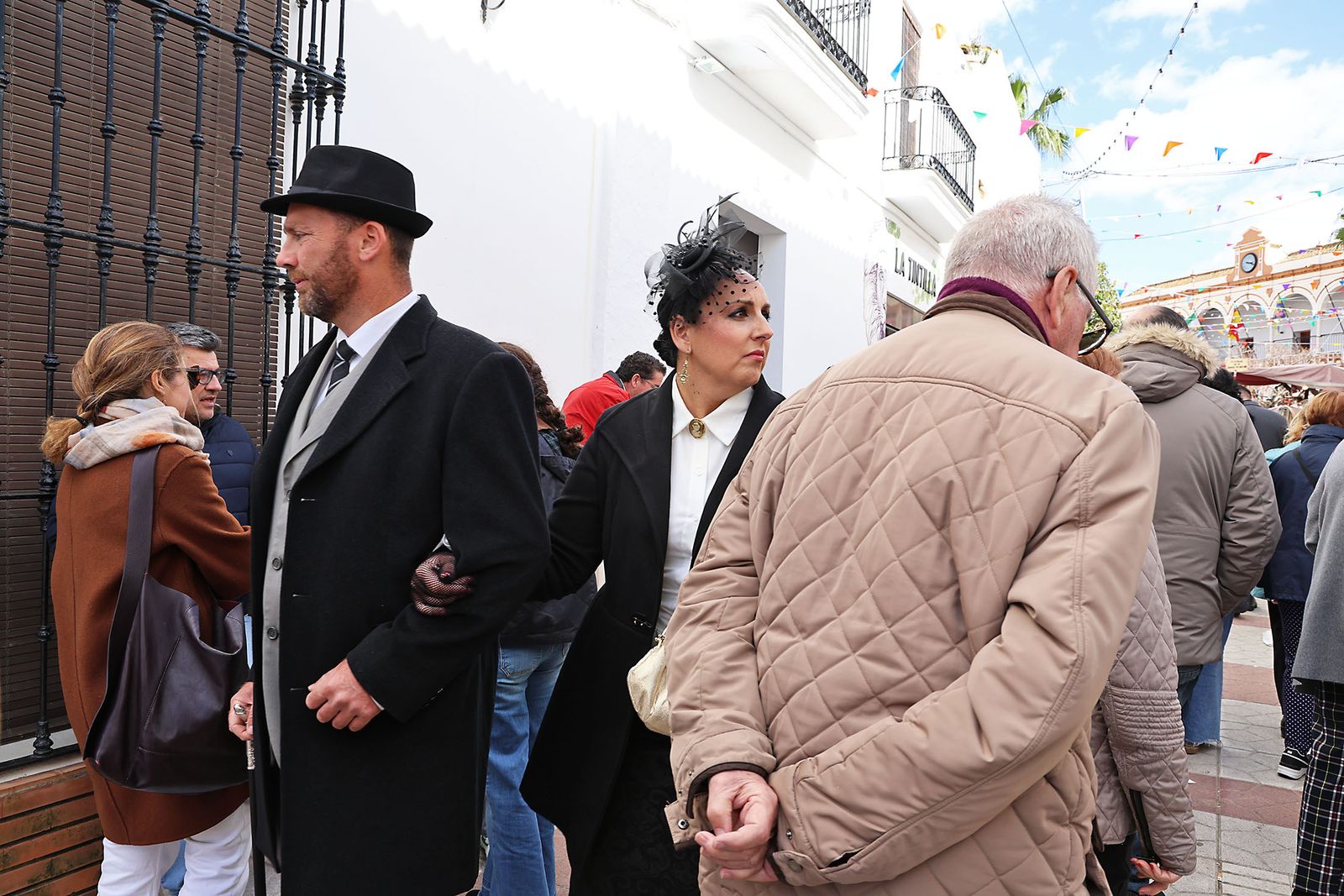 Imágenes del ambiente en la Feria de Época 1900 de Moguer