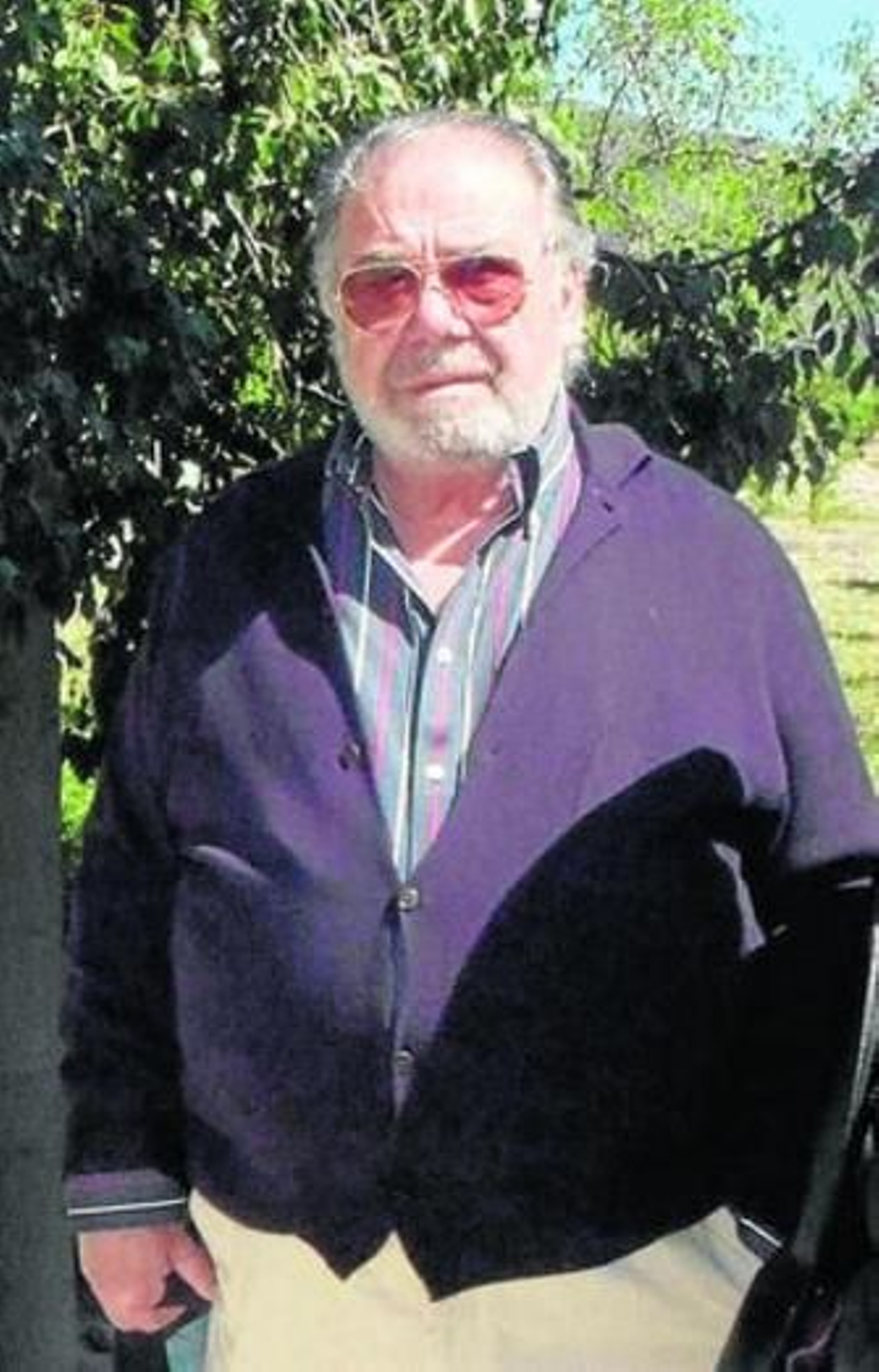 Ángel García López en marzo pasado en Uleila del Campo.