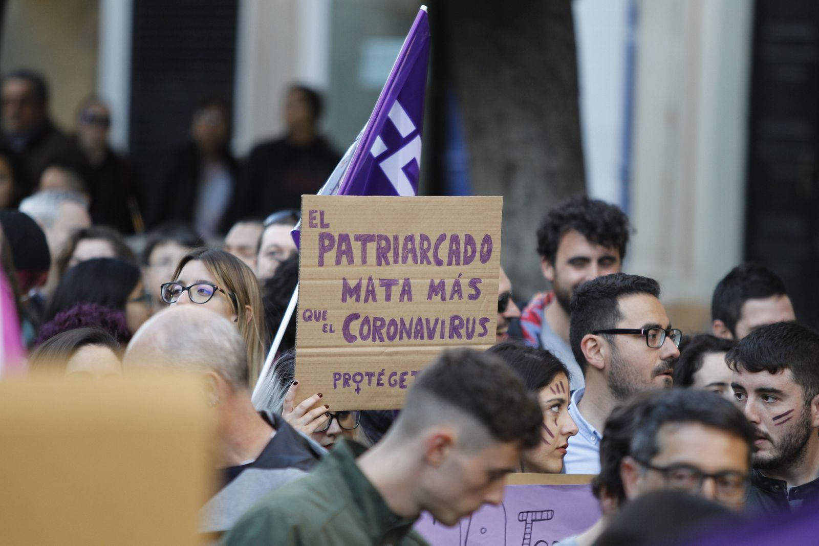 Fotogalería manifestación Día Internacional de la Mujer