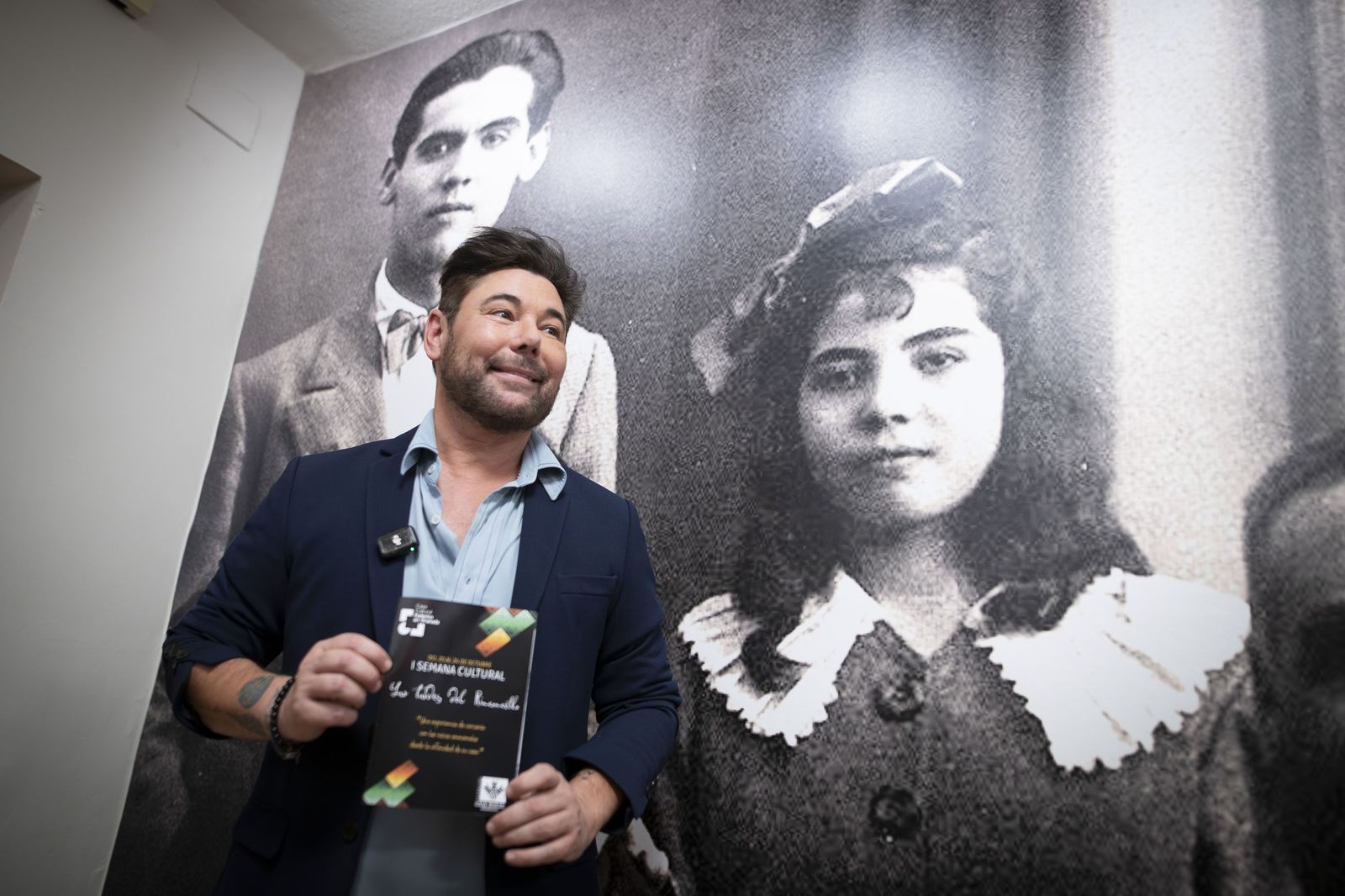 Poveda en la inauguración del Centro Cultural Federico el pasado año.