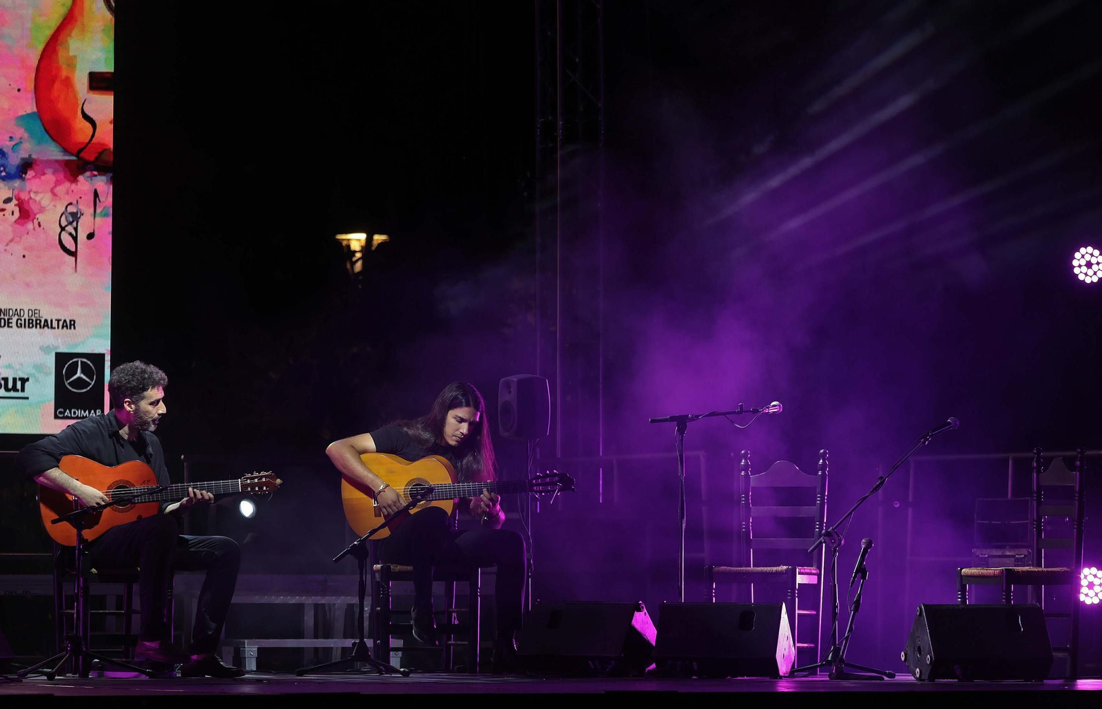 Fotos del concierto del sexteto flamenco en el Encuentro de Guitarra Paco de Lucía