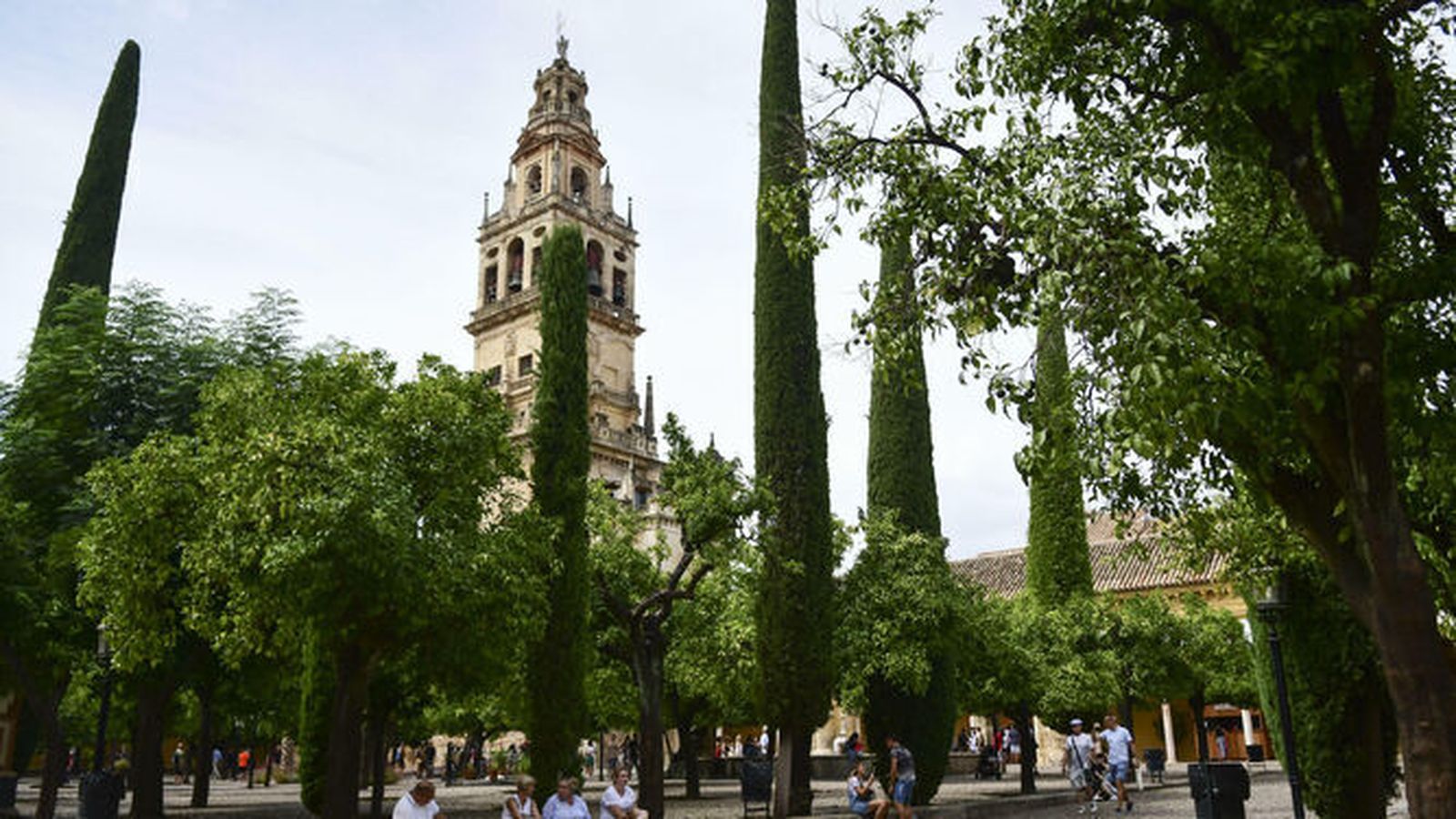 Torre de la Mezquita-Catedral desde el Patio de los Naranjos