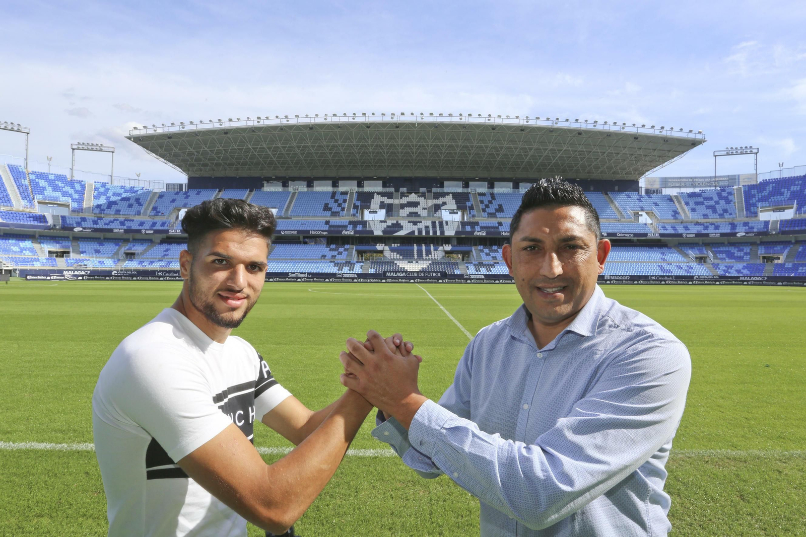 Las fotos de la entrevista a Antoñín y Basti.