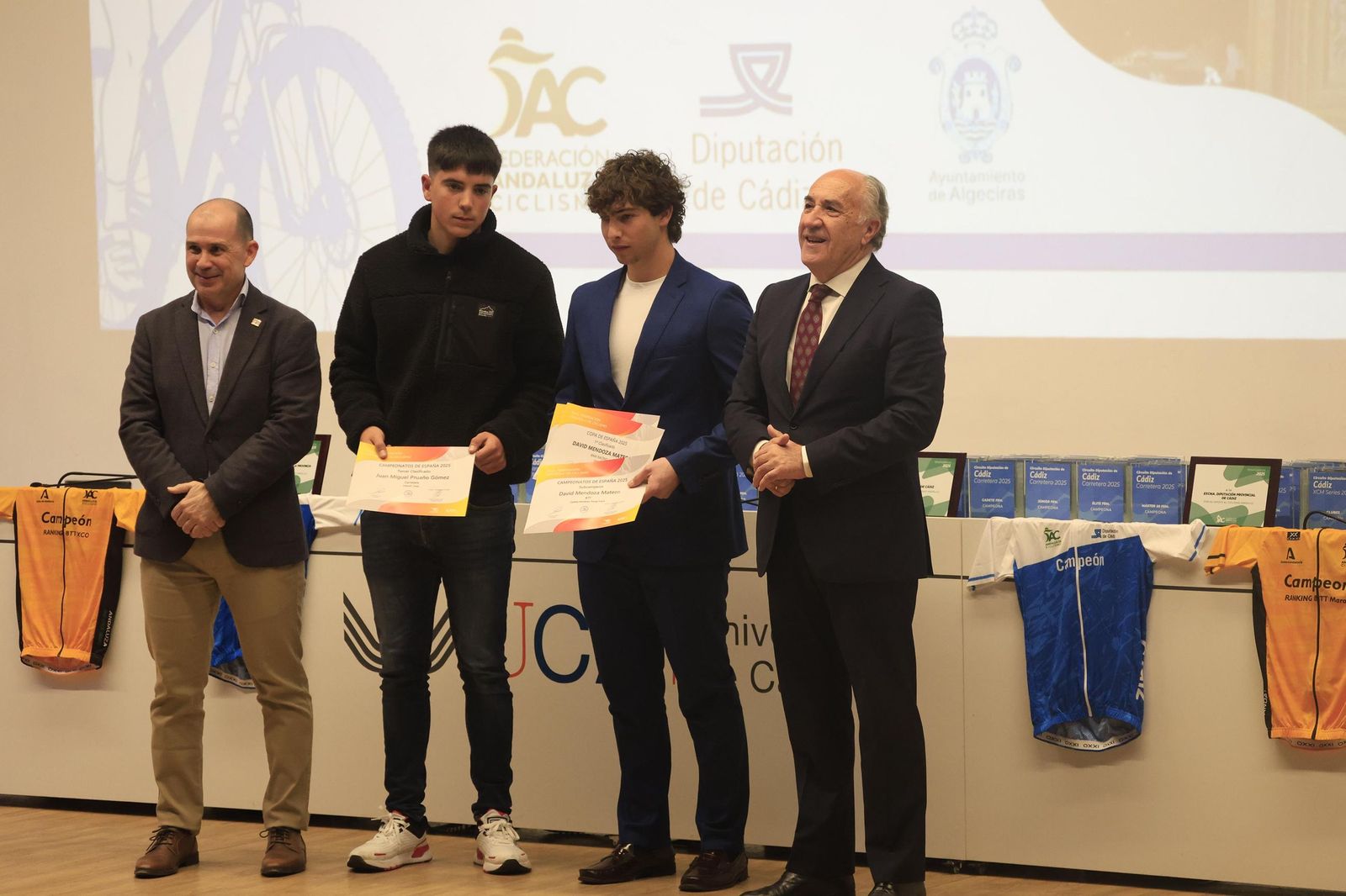 Las fotos de la gala de la Federación Andaluza de Ciclismo, en Algeciras