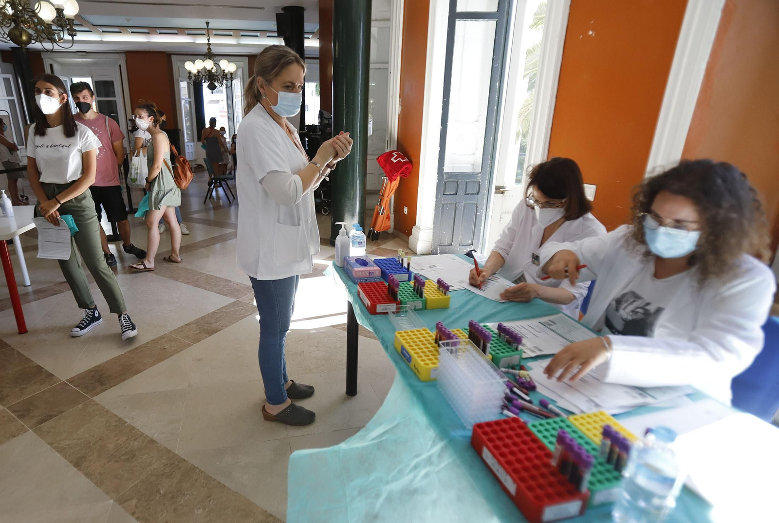 Macrocolecta de sangre en la Casa Colón