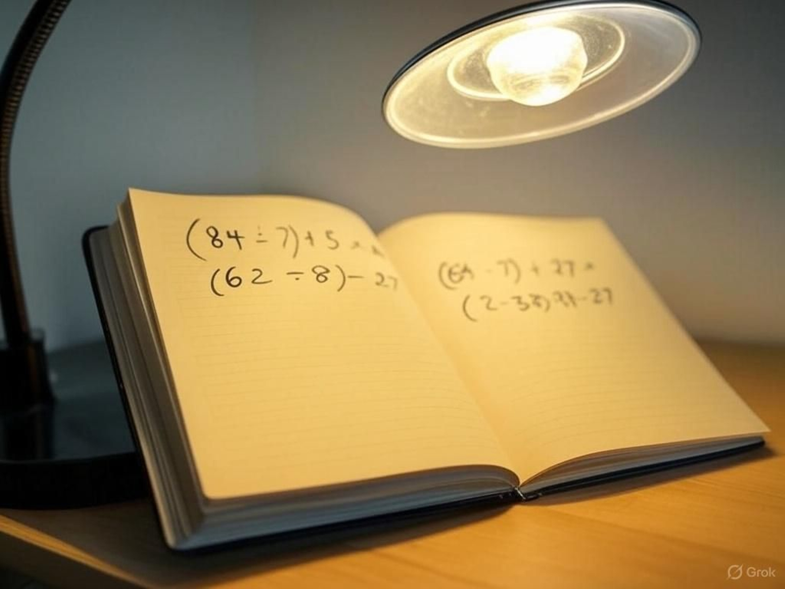 El problema matemático en un cuaderno