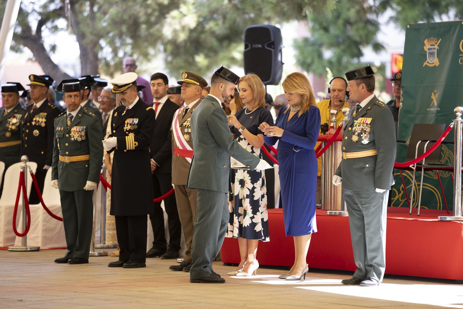 Imágenes de los actos de celebración de la festividad de la patrona de la Guardia Civil, la Virgen del Pilar.