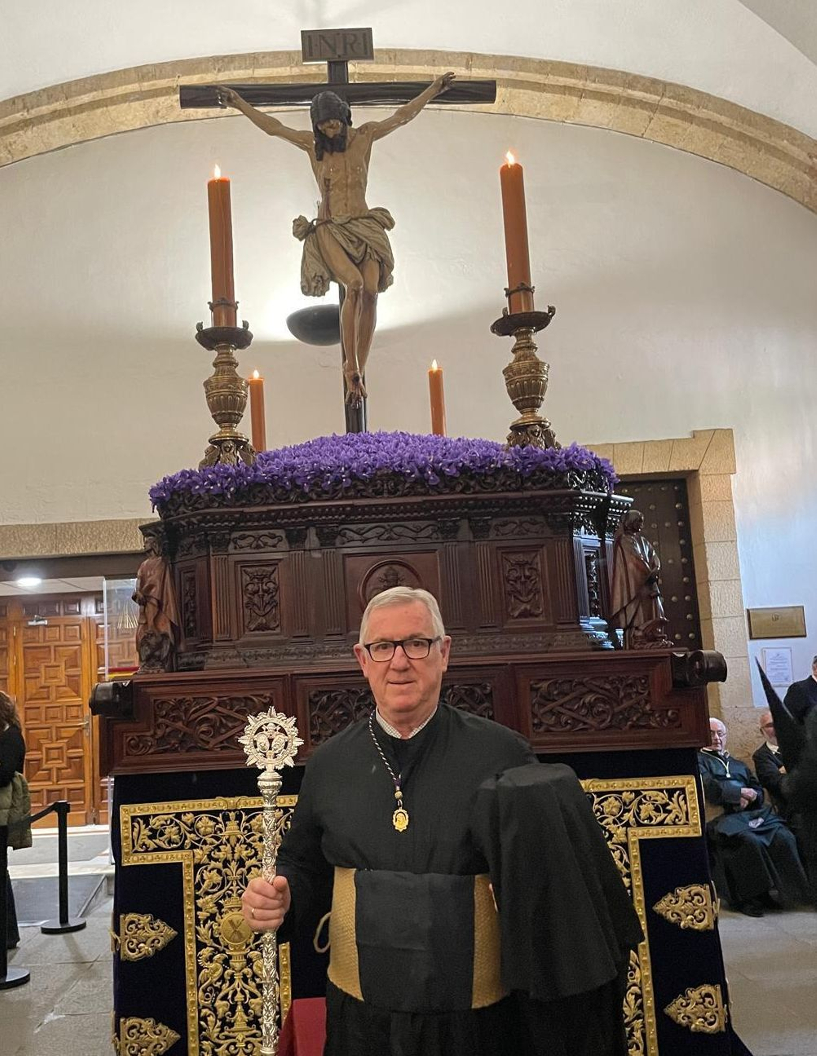 Jorge Domínguez-Rodiño y el Cristo de la Buena Muerte de Los Estudiantes.