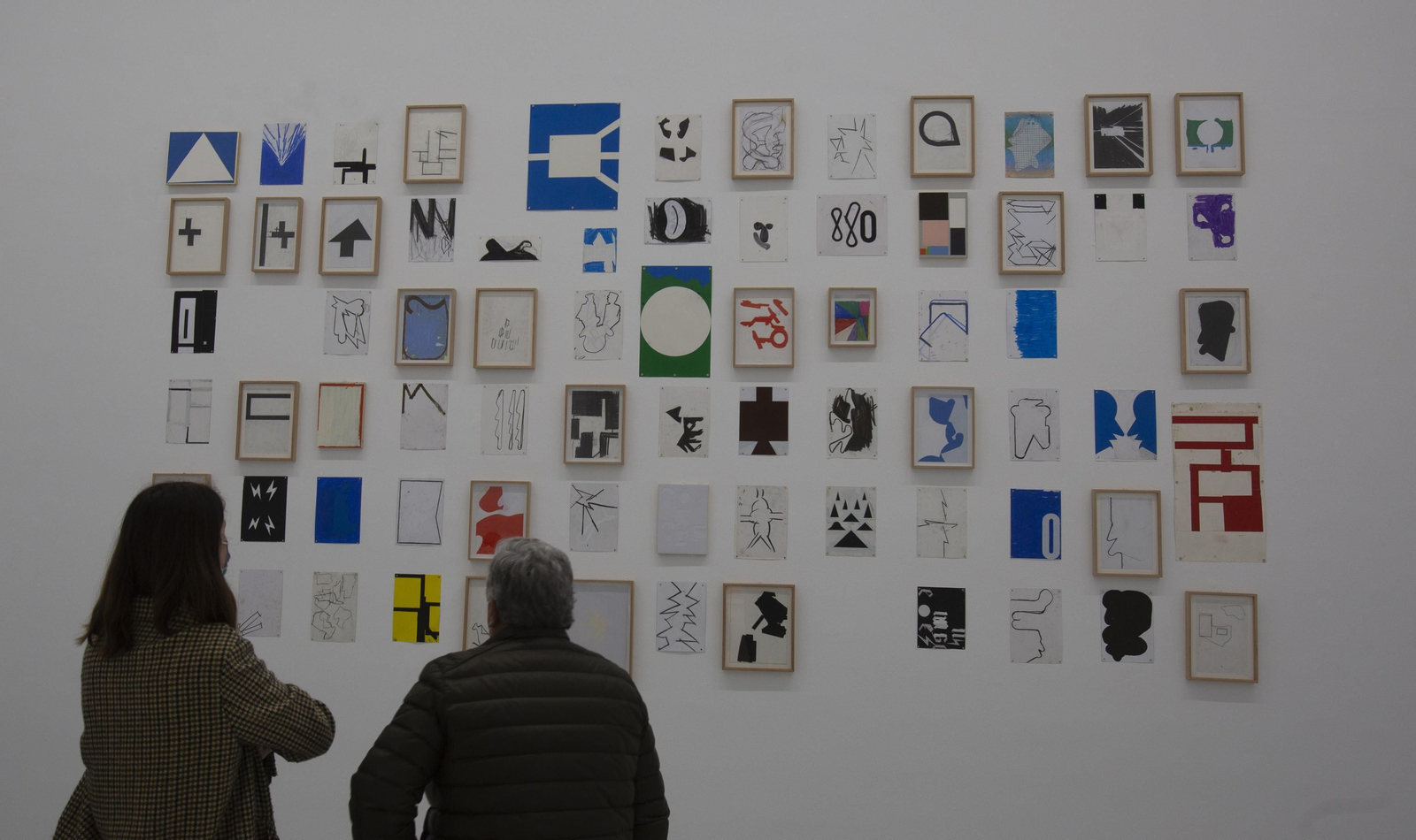 La sala del CAAC dedicada a los dibujos de Guerrero.