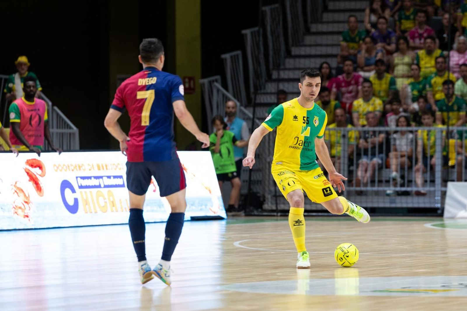El triunfo del Barça ante el Jaén FS en el Olivo Arena