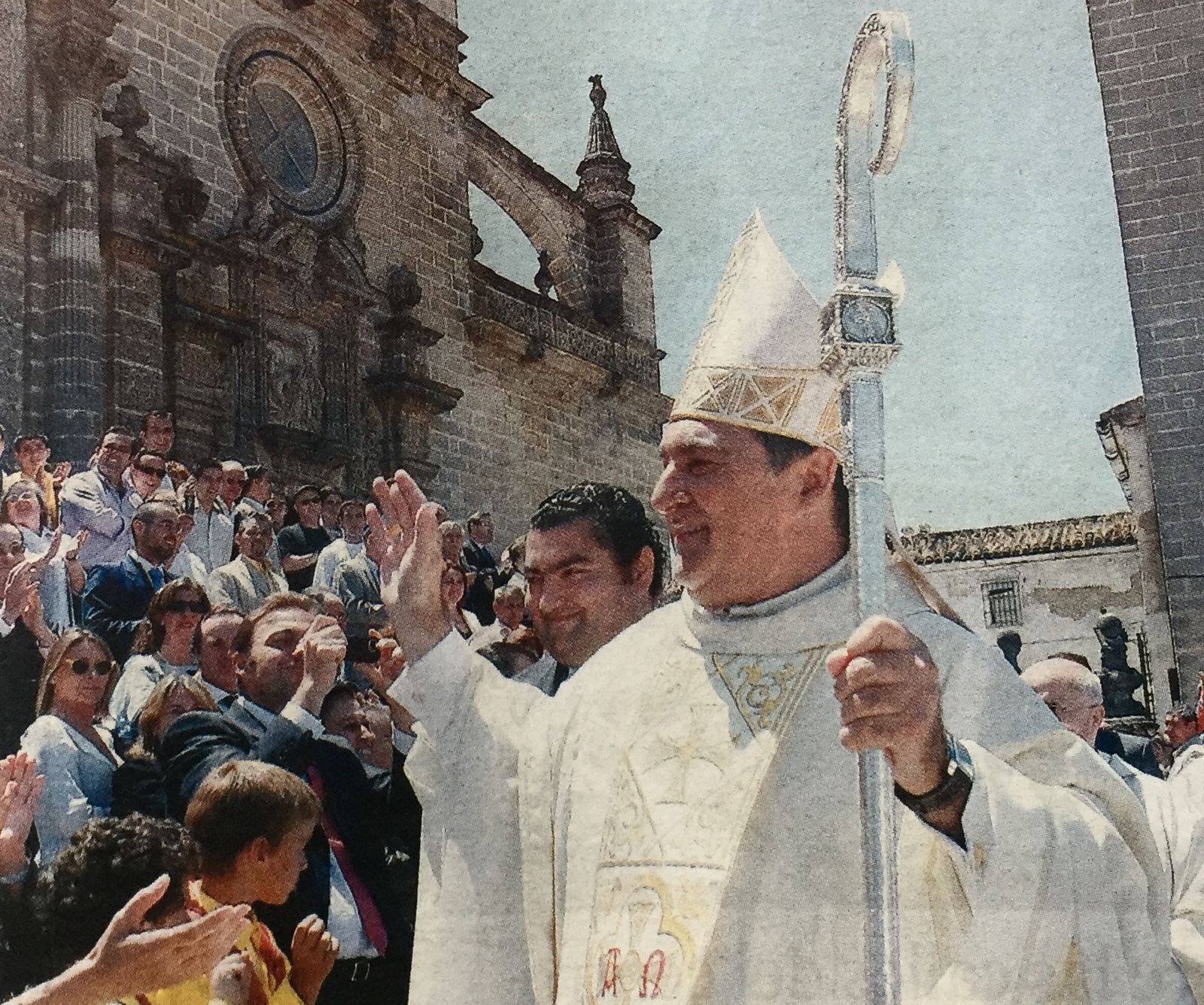 José Mazuelos Pérez el día de su ordenación episcopal.