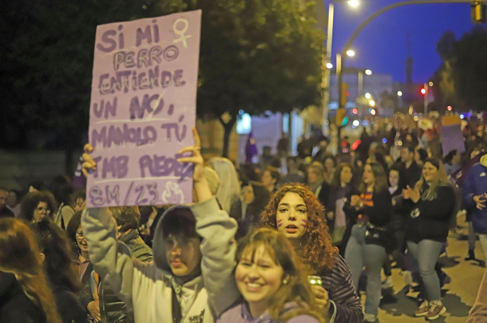 Imágenes de la manifestación del 8 de marzo, Día Internacional de la Mujer