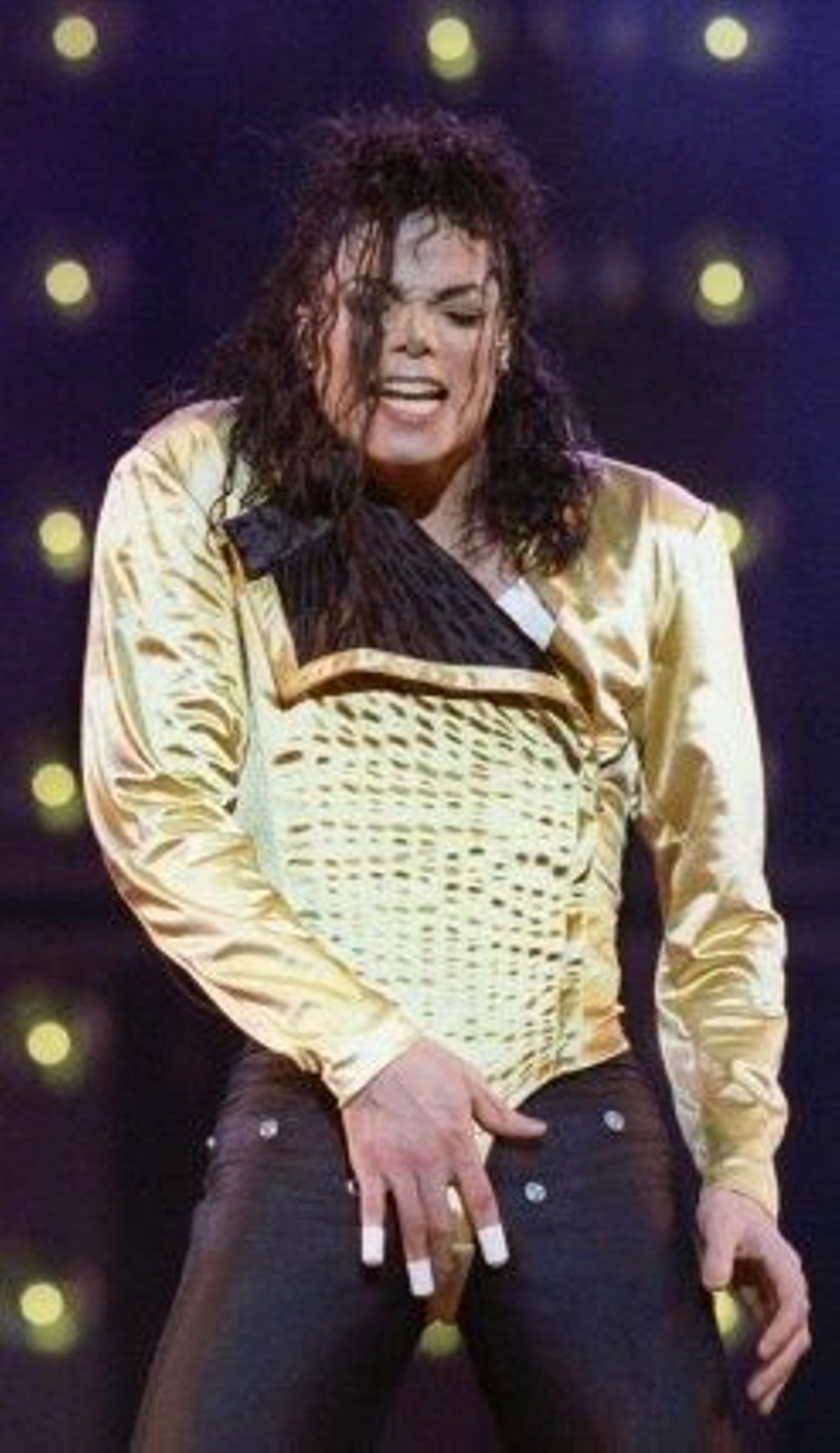 Jackson, durante un concierto en Francia en 1992 ante 80.000 'fans'.  Foto: reuters