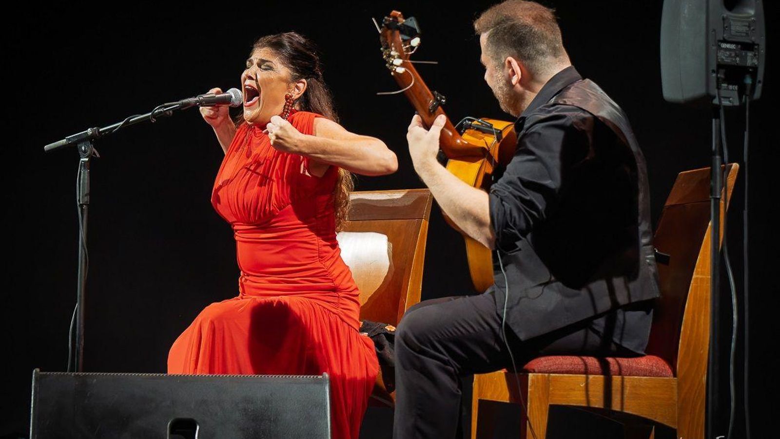 Anabel Rivera, en una reciente actuación en la Bienal de Flamenco de Cádiz, Jerez y Los Puertos.