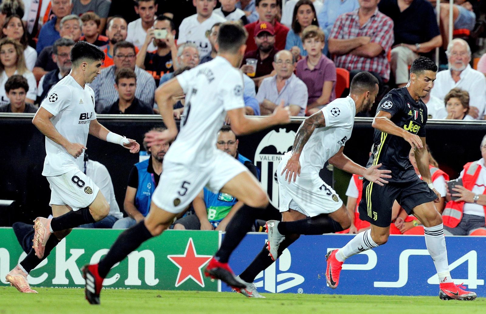 El Valencia-Juventus, en imágenes