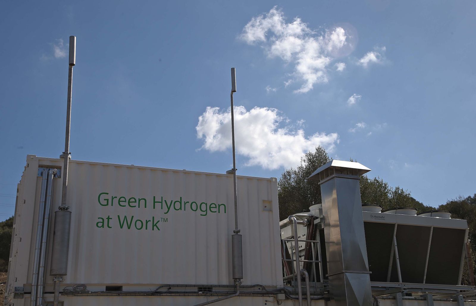 La planta de hidrógeno verde de Guadacorte - Coagener, en imágenes