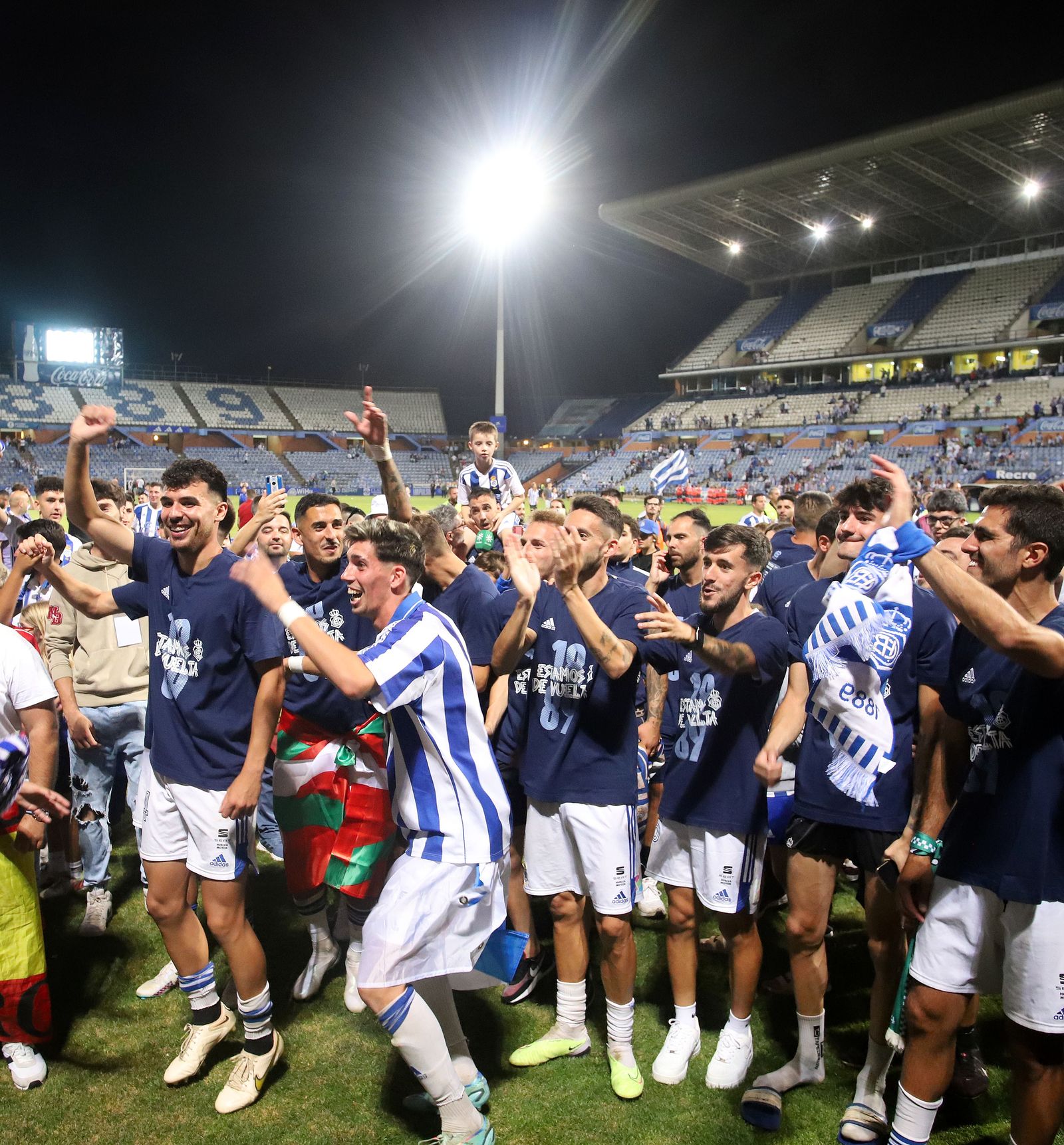 Imágenes del ascenso del Recreativo de Huelva contra el Cacereño