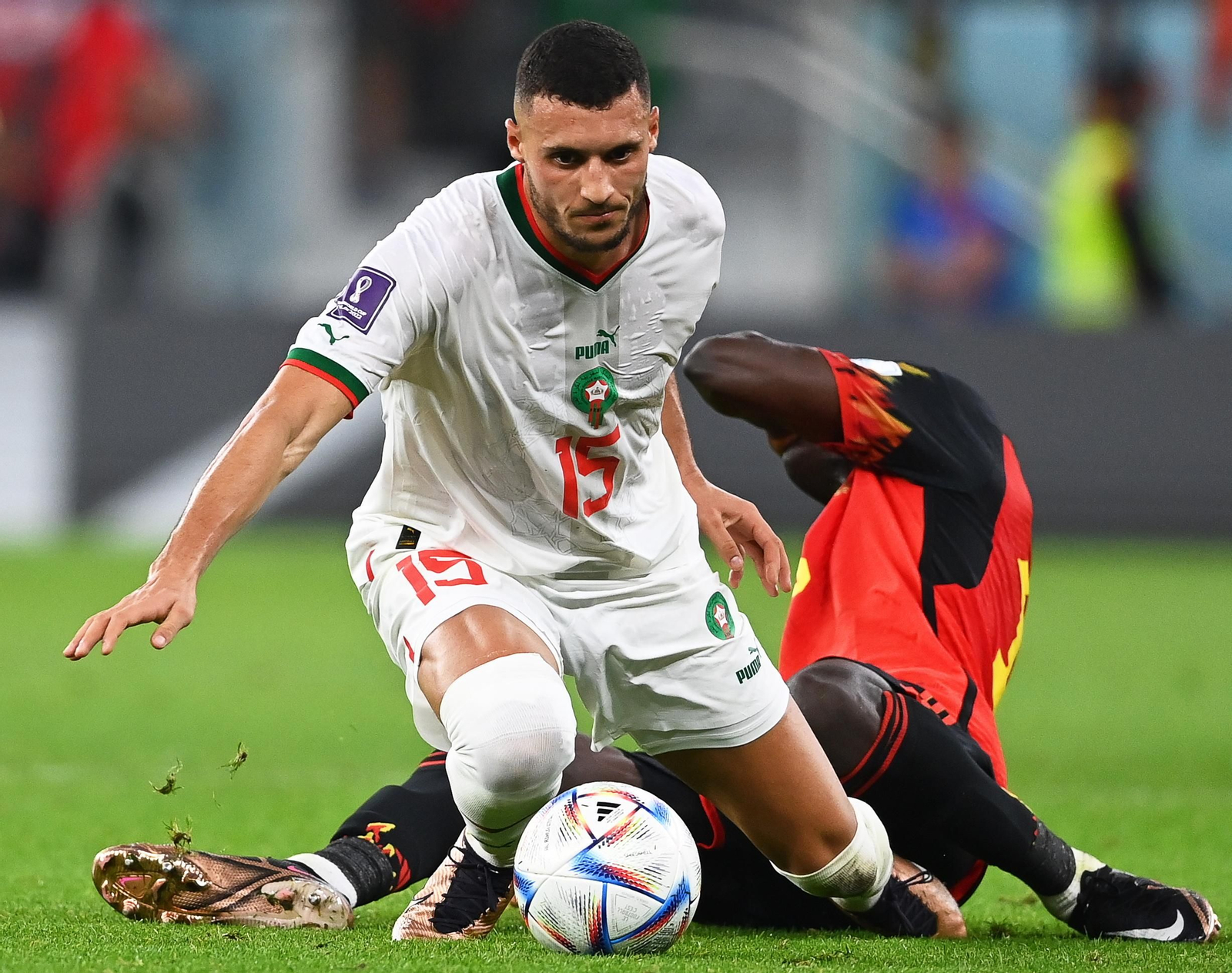 Las fotos del Bélgica-Marruecos del Mundial de Qatar