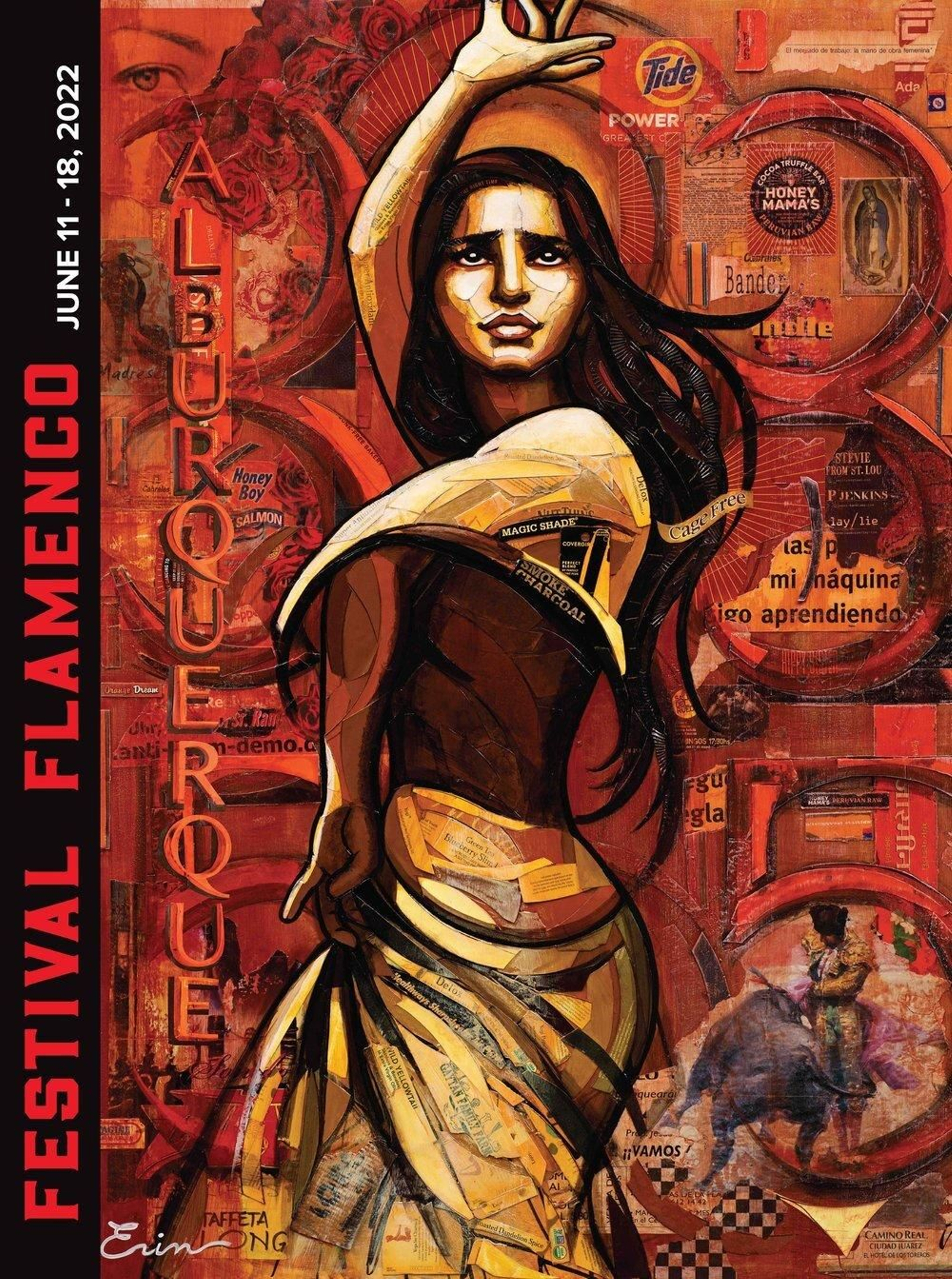 Cartel de la 35ª edición del Festival Flamenco de Alburquerque