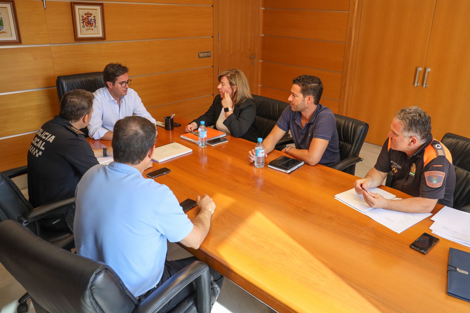 Reunión para tratar la actualización del Plan de Emergencias