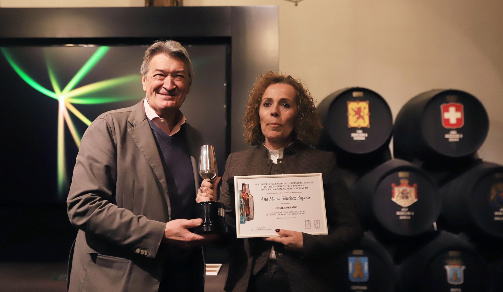 Imágenes de la entrega de premios del XI Concurso de Mostos del Marco de Jerez