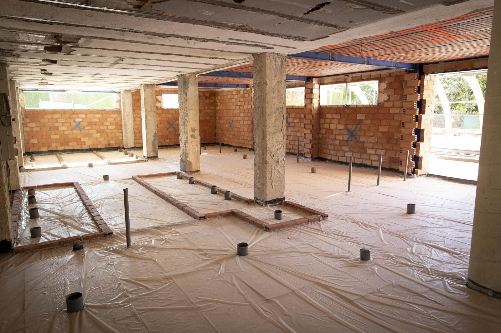 Las obras de la piscina olímpica de Fuentenueva, por dentro